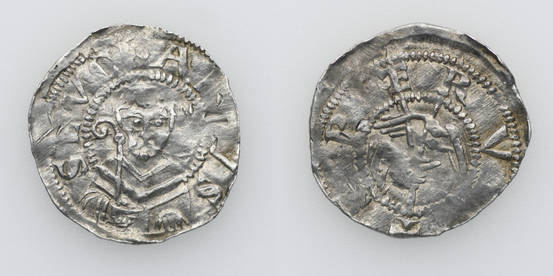 Germany. Archdiocese of Trier. Anonymous 1023-1061. AR Denar (18mm, 0.95g). Trie...