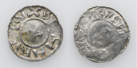 Germany. Duchy of Saxony. Bernhard I 973-1011. AR Denar (19mm, 1.24g). Bardowick (or Lüneburg or Jever?) mint. B[ER]NHARV[_]RVX, small cross pattee / ...
