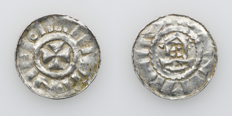 Germany. Archdiocese of Magdeburg. Giselher 981-1004. AR Denar (18mm, 1.38g). Ma...