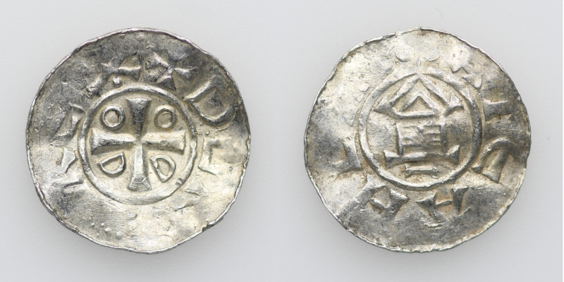 Germany. Duchy of Saxony. Goslar area. Otto III 983-1002. AR Denar (19mm, 1.23g)...