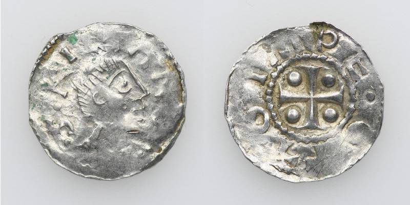 Germany. Franconia. Otto III 983-1002. AR Denar (18mm, 1.09g). Würzburg mint. S ...