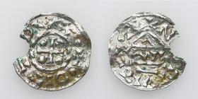 Germany. Duchy of Bavaria. Otto 976-982. AR Denar (19mm, 0.83g). Nabburg mint; moneyer Wil. +OITT[__]DVX, cross with pellet in each angle / N[__]BCIVI...
