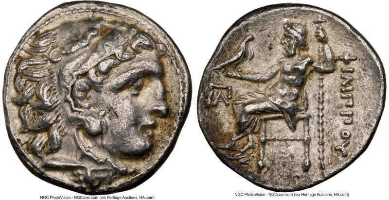 MACEDONIAN KINGDOM. Philip III Arrhidaeus (323-317 BC). AR drachm (17mm, 11h). N...