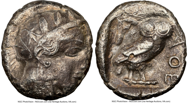 ATTICA. Athens. Ca. 440-404 BC. AR light-weight specimen tetradrachm (23mm, 15.9...