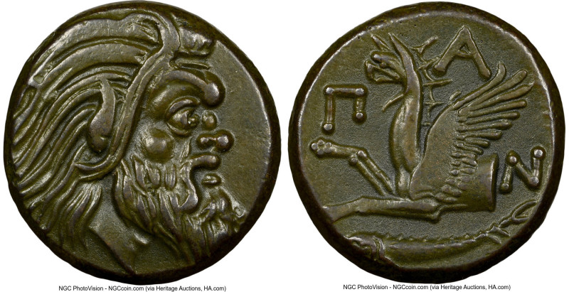 CIMMERIAN BOSPORUS. Panticapaeum. Ca. 4th century BC. AE (20mm 7.39 gm, 11h). NG...