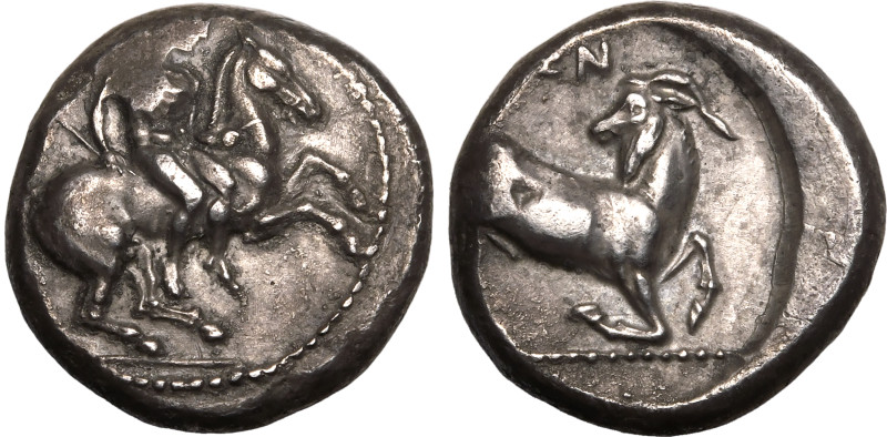 ANCIENT GREECE. CILICIA, KELENDERIS. 
Silver Stater, circa 410-375 BC. 
Obv: n...