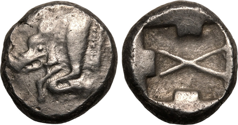 ANCIENT GREECE. DYNASTS OF LYCIA. Uncertain Dynast. 
Silver Stater, circa 520-4...