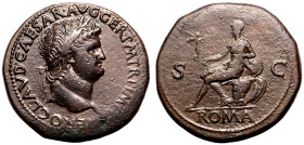Nero Æ Sestertius