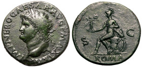 Nero Æ Sestertius