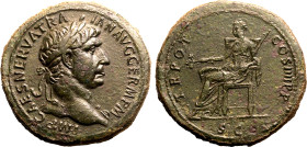 Trajan Æ Sestertius