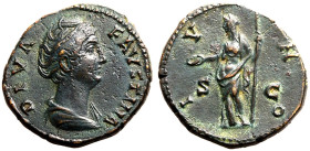 Diva Faustina I (wife of Antoninus Pius) Æ As