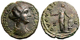 Faustina II (daughter of Antoninus Pius) Æ As