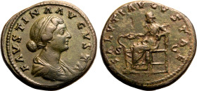 Faustina II (wife of Marcus Aurelius) Æ Sestertius