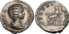 Julia Domna (wife of Septimius Severus) AR Denarius