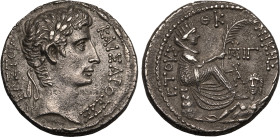 ROMAN PROVINCIAL. SELEUCIS AND PIERIA, ANTIOCH. Augustus. 
Silver Tetradrachm, dated Actian Era year 29 and 13th Consulship = 2 BC. 
Obv: &Kappa;&Al...