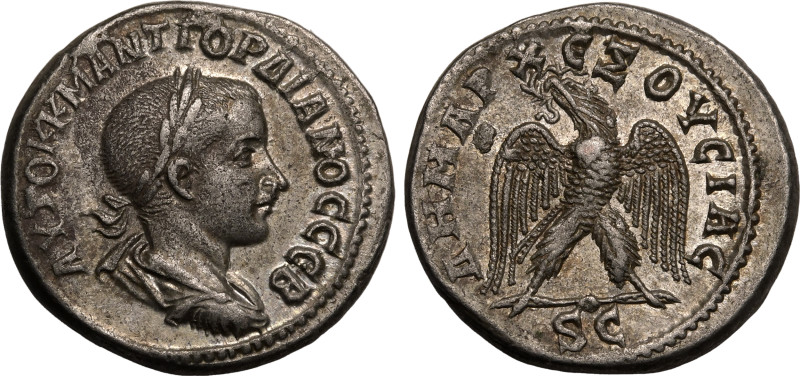 ROMAN PROVINCIAL. SELEUCIS AND PIERIA, ANTIOCH. Gordian III. 
Billon Tetradrach...