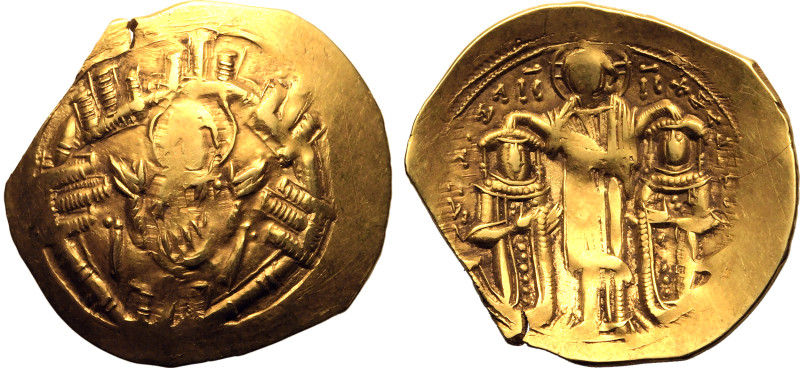 BYZANTINE EMPIRE. Andronicus II 'Palaeologus', with Michael IX. 
Gold Hyperpyro...