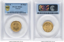 Russian Duchy. Nicholas II gold 20 Markkaa 1912-S MS64 PCGS, Helsinki mint, KM9.2. HID09801242017 © 2024 Heritage Auctions | All Rights Reserved