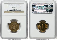 Republic Proof Krona 1957 PR62 NGC, KM12a. First year of type. HID09801242017 © 2024 Heritage Auctions | All Rights Reserved