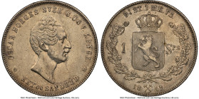 Oscar I Speciedaler 1849 AU Details (Cleaned) NGC, KM317, ABH-4. Despite the conditional notation, the piece at hand retains ample remnant detail and ...