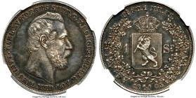 Carl XV Adolf Speciedaler 1865 AU50 NGC, Kongsberg mint, KM325. Infrequently appearing in better condition, this scarce issue promotes a contrast of g...