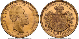 Oscar II gold 20 Kronor 1898-EB MS65 NGC, KM748. HID09801242017 © 2024 Heritage Auctions | All Rights Reserved
