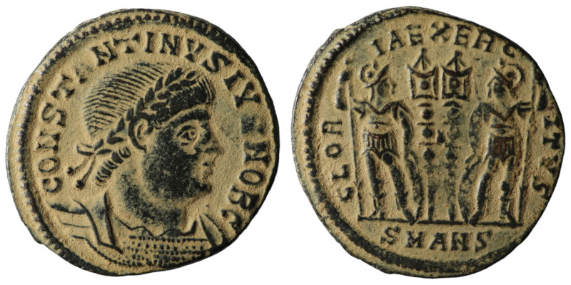 Constantinus II. (330-333 AD). Æ Follis. Antioch. Obv: FL IVL CONSTANTINVS NOB C...