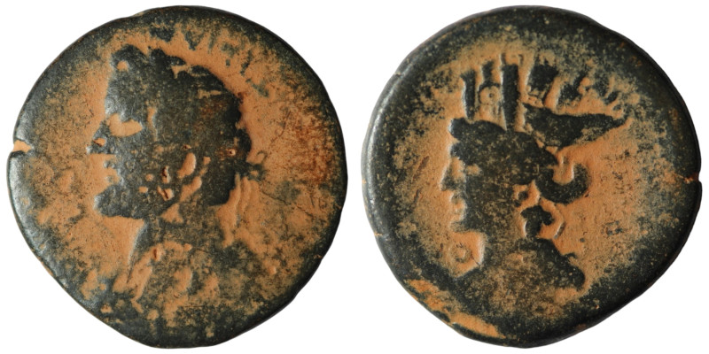 Antoninus Pius. (138-161 AD). Diassarion. Syria. Laodicea ad Mare. Obv: laureate...