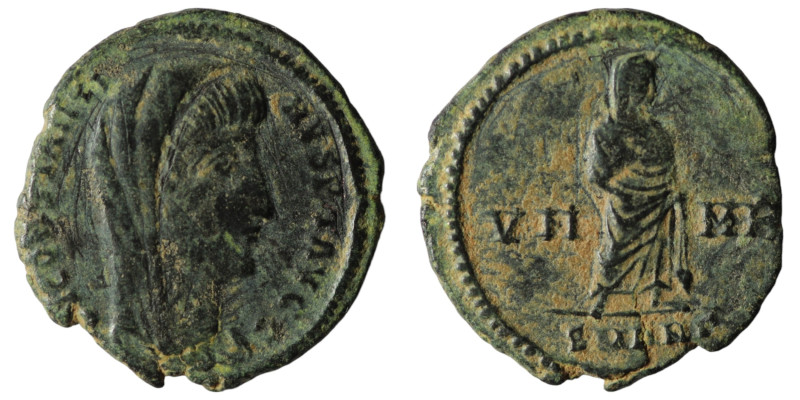 Divus Constantinus I. (347-348 AD). Æ Follis. Antioch. Obv: DV CONSTANTINVS PT A...