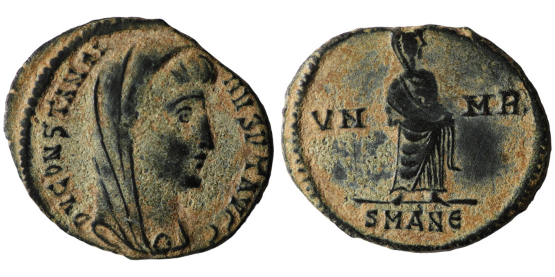 Divus Constantinus I. (347-348 AD). Æ Follis. Antioch. Obv: DV CONSTANTINVS PT A...