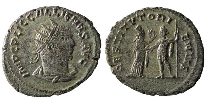 Gallienus. (253-268 AD). AR Antoninian. Antioch. Obv: IMP C P LIC GALLIENVS AVG....