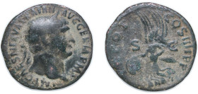 Rome Roman Empire 101 - 101 AE As - Trajan (COS III DES IIII P P S C; Victory) Bronze Rome Mint 9.72g VF RIC II 425 OCRE ric.2.tr.425