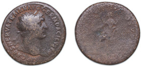 Rome Roman Empire 102 AE Sestertius - Trajan (IMP IIII COS IIII DES V P P S C; Pax) Bronze Rome Mint 23.6g VF RIC II 446 OCRE ric.2.tr.446