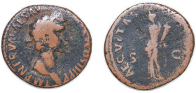 Rome Roman Empire 97 AE As - Nerva (AEQVITAS AVGVST S C; Aequitas) Bronze Rome Mint 10.22g VF RIC II 94 OCRE ric.2.ner.94
