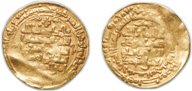 Islamic states Ghaznavid dynasty 994 - 1030 1 Dinar - Mahmud Gold Nishapur Mint 4.55g XF