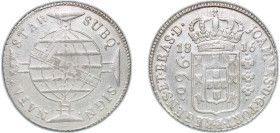 Brazil Portuguese colony 1816 960 Réis - João Prince Regent Silver (.896) 26.83g XF KM 307