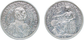 Denmark Kingdom 1903 P GJ 2 Kroner - Christian IX (Anniversary of Reign) Silver (.800) Copenhagen Mint (103392) 15g AU KM 802