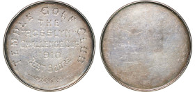 Great Britain United Kingdom 1910 Token - temple golf club Silver 51.26g VF