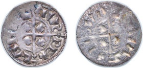 Hungary Kingdom 1077 - 1095 1 Denier - Ladislaus I Silver 0.48g VF ÉH 20 H 25 CAC I 10.5 CNH I 31 EK I 8/6