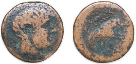 Iberia (ancient) Iltirta Ilergetes people 204 BC - 154 BC AE Semis Bronze 6.1g VF GCV 21 Heiss 15