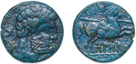 Iberia (ancient) City of Bolskan Suessetani people 150 BC - 101 BC AE As Bronze Bolskan Mint 7.15g VF ACIP 1419 CNH 8 FAB 1918