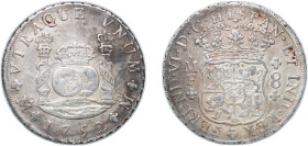 Mexico Spanish colony 1752 Mo MF 8 Reales - Fernando VI Silver (.917) Mexico City Mint 26.98g VF KM 104