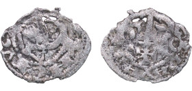 Spain Kingdom of Navarre 1150 - 1194 1 Obolo - Sancho VI Billon 0.19g VF Cru 223 Dy féodales 1344