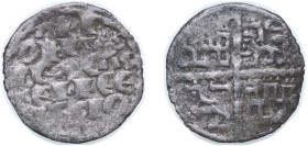Spain Kingdom of Castile and Leon 1264 - 1268 1 Dinero - Alfonso X (1st Granada war) Billon 0.78g VF AB 234