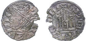 Spain Kingdom of Castile and Leon 1286 - 1288 1 Dinero "Cornado" - Sancho IV Billon Leon Mint 0.54g VF AB 299