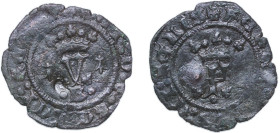 Spain Kingdom 1497 - 1504 B 1 Blank - Ferdinand V and Isabella I Billon (.024 silver) Burgos Mint 1.06g VF Aureo 5