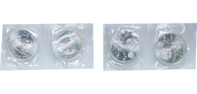 Spain Kingdom 2010 M 20 Euros - Juan Carlos I (FIFA World Cup, 2 Lots) Silver (.925) Madrid Mint (961347) BU KM 1183