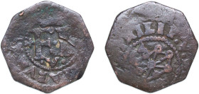 Spain Kingdom of Navarre Spanish states 1718 - 1745 4 Cornados - Felipe V Copper 2.5g VF KM 70