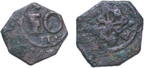 Spain Kingdom of Navarre Spanish states 1749 - 1758 PA 4 Cornados - Ferdinandus VI (FO II) Copper 2.63g VF KM 86 Cal 706