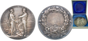 Sweden Kingdom 1929 Agricultural medal - Skaraborgs läns kungliga hushålningssälskap ¨Silver¨ Markedge Silver 68.84g UNC